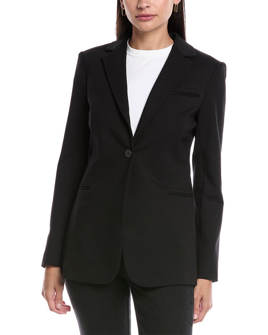 

Теория Классическая Стройная Куртка Theory, черный