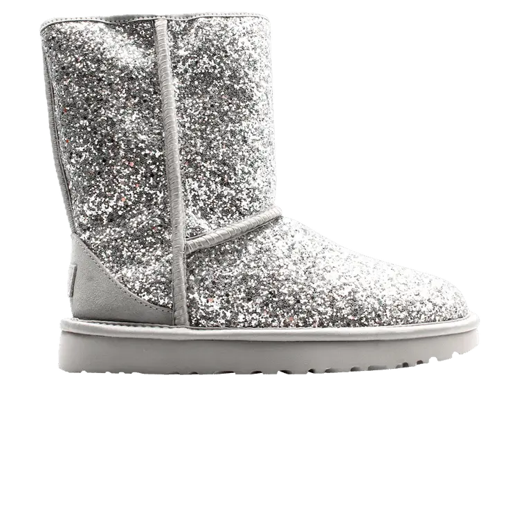 

Кроссовки UGG Wmns Classic Short Cosmos Glitter - Silver, серебряный