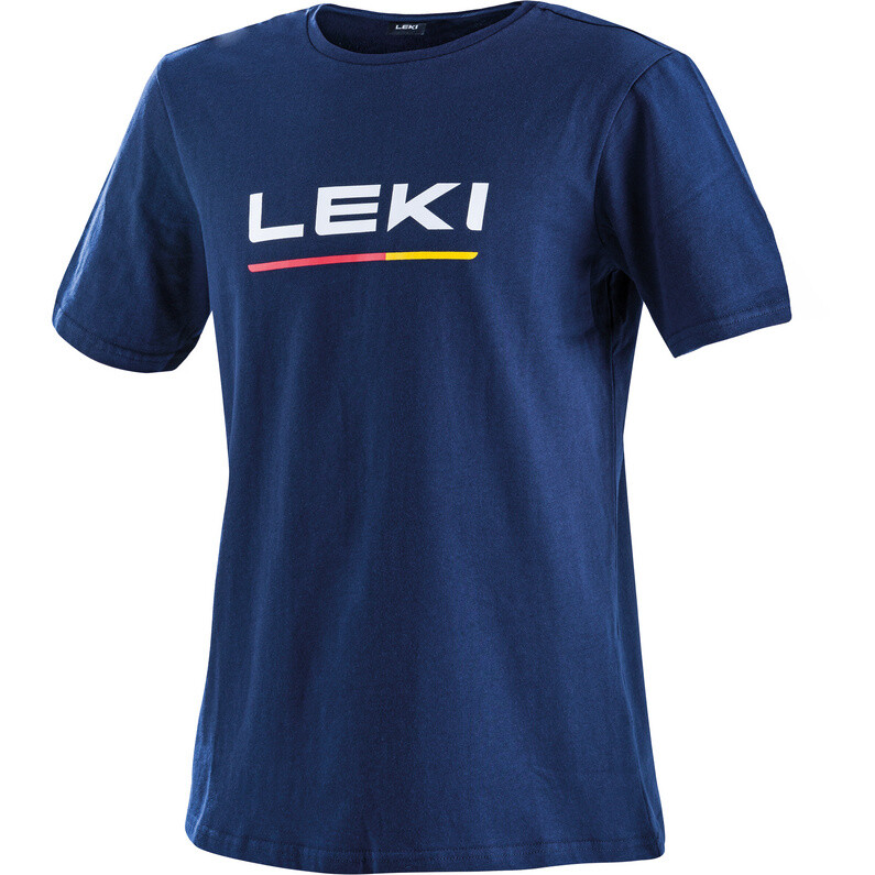 

Женская футболка с логотипом Leki, синий