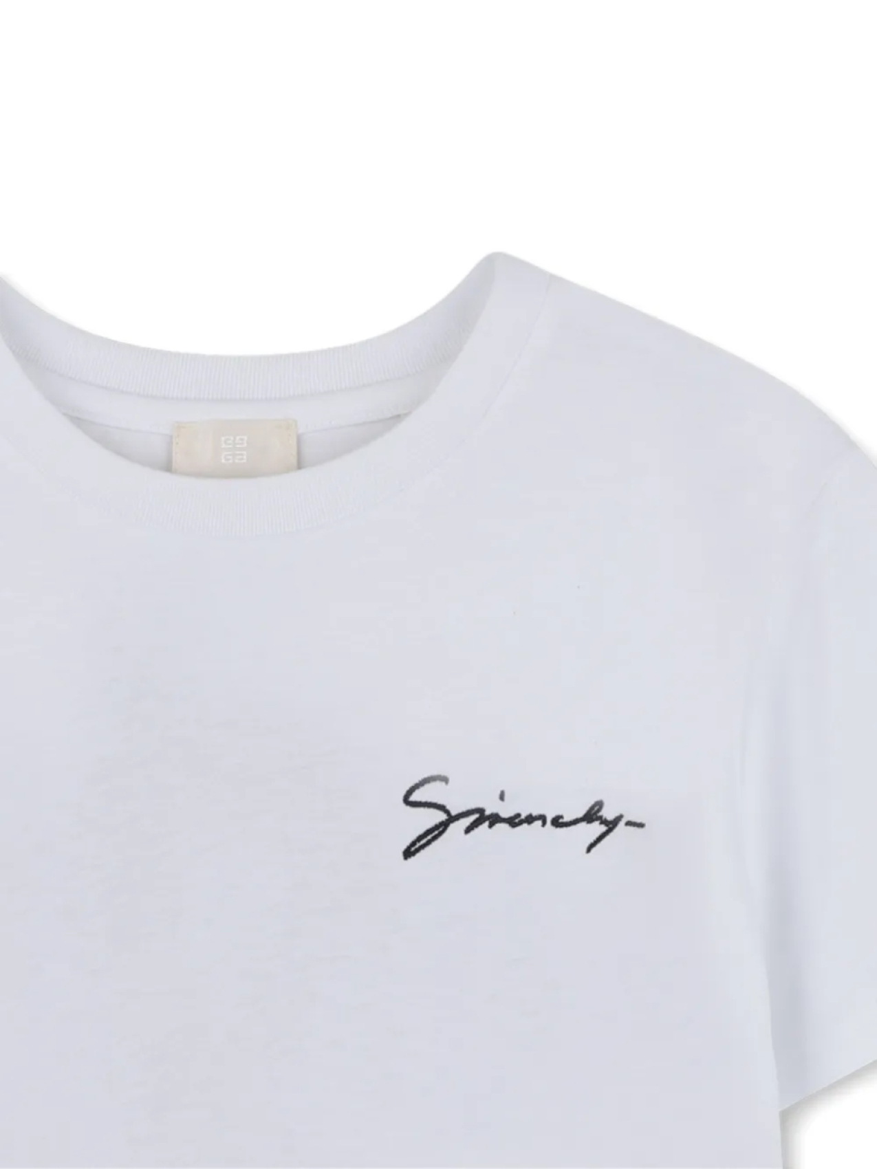 Givenchy Kids футболка из органического хлопка с принтом, белый — фото 3