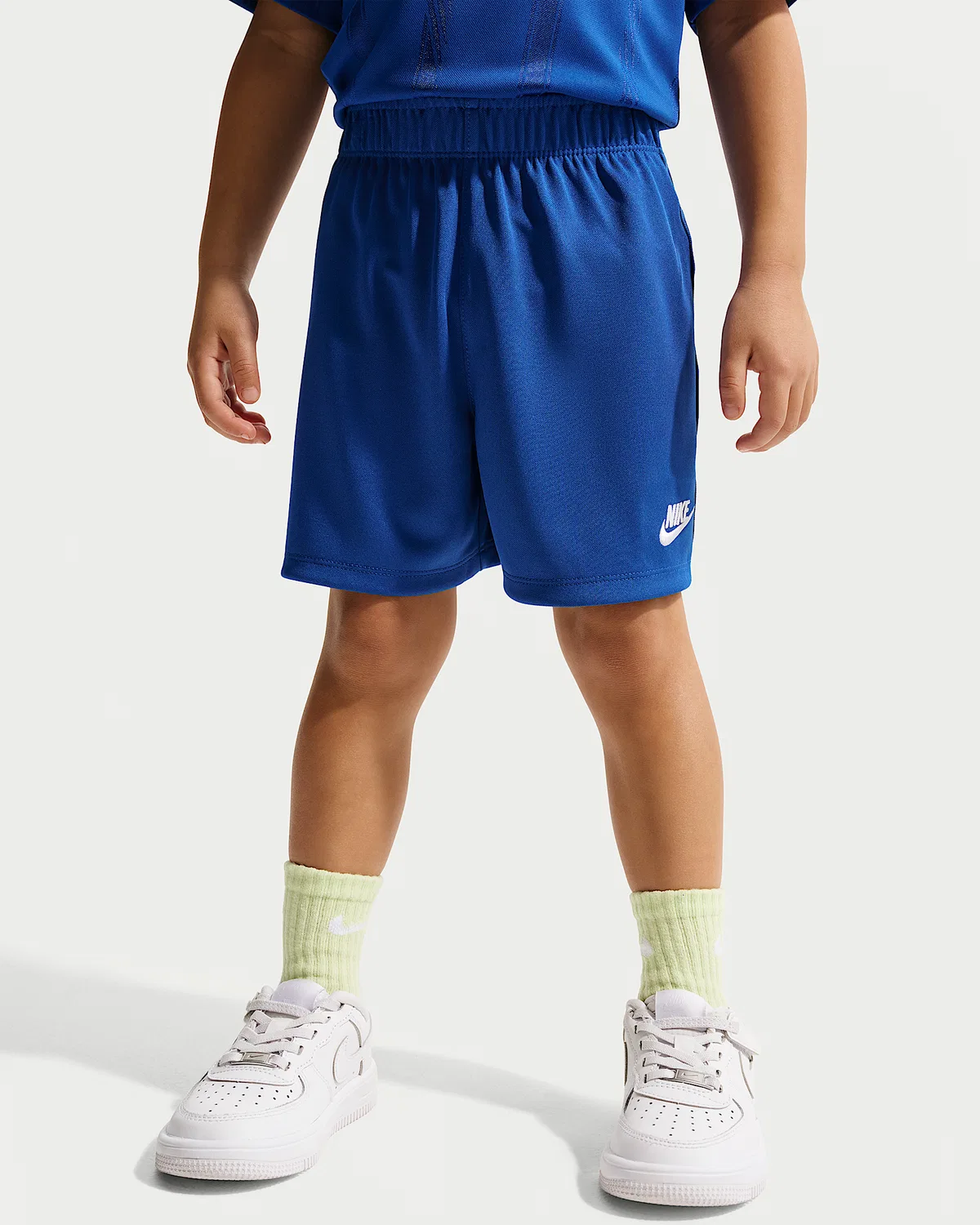 Детский комплект из двух предметов с шортами из сетки Nike Sportswear Victory Lap, Game Royal — фото 4