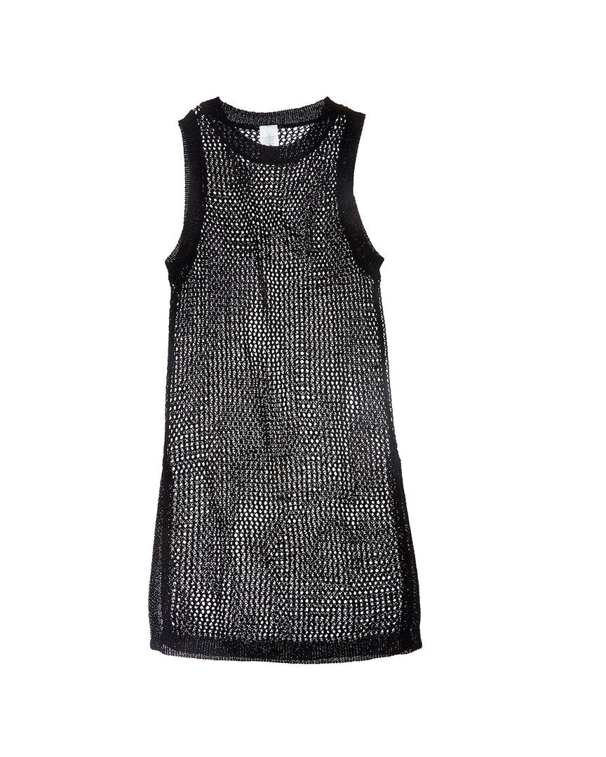 

Пляжное Линго Платье-накидка с вязаным узором Beach Lingo, черный