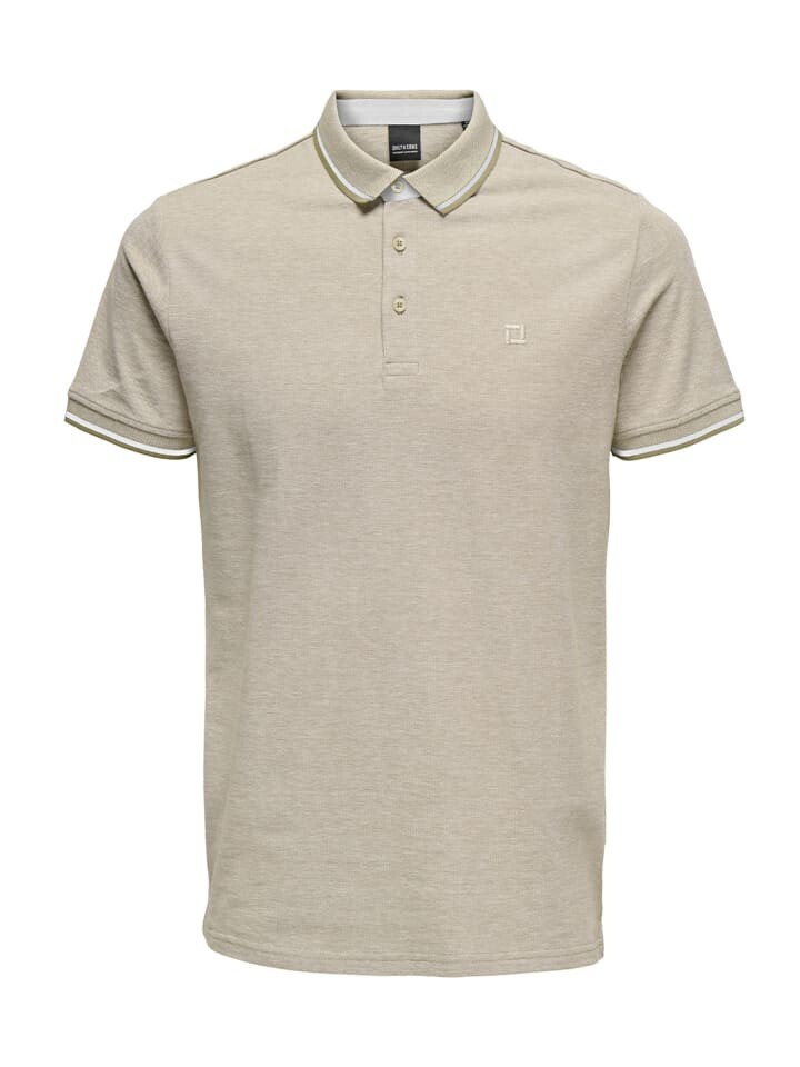 

Поло ONLY & SONS Poloshirt Onsefletcher, цвет Chinchilla