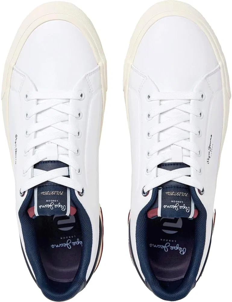 Мужские кроссовки Pepe Jeans Kenton Campus, размер M, White — фото 4