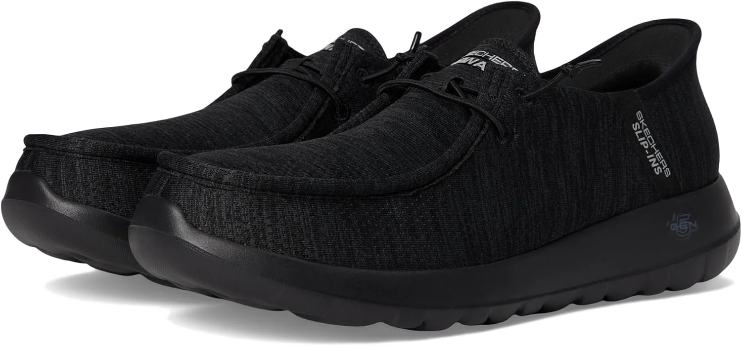 Мужские слипоны Skechers Go Walk Max Free Hands, черный — фото 2