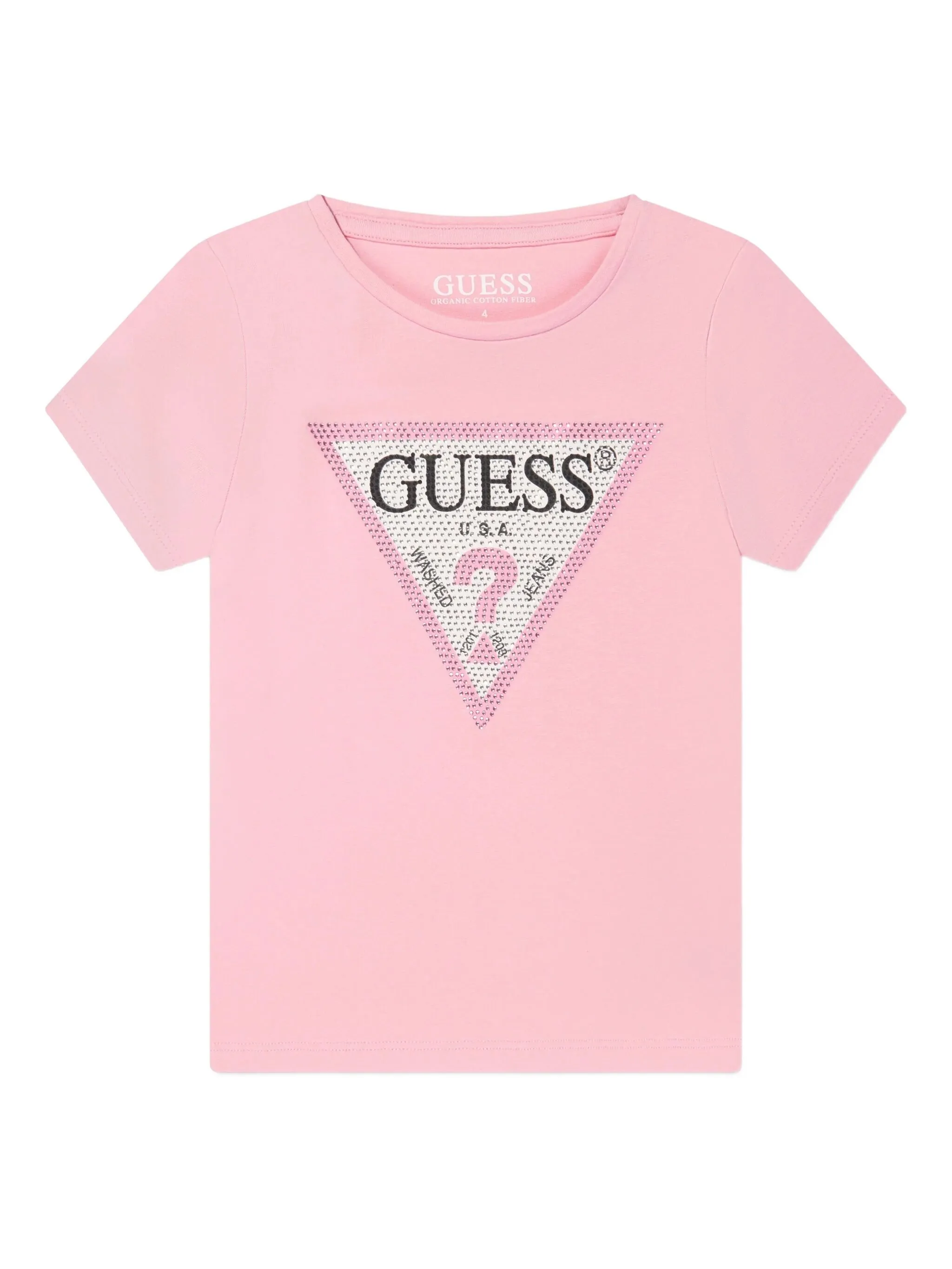 

Базовая футболка Guess Kids, розовый
