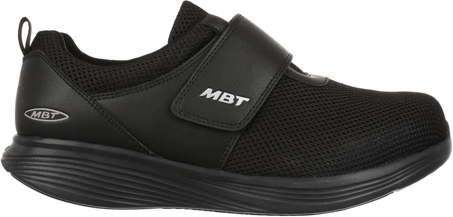 Мужские низкие кроссовки MBT Modena ACA.VELCRO 4F M, уровень 2, эффект рокера: средний, черный — фото 2