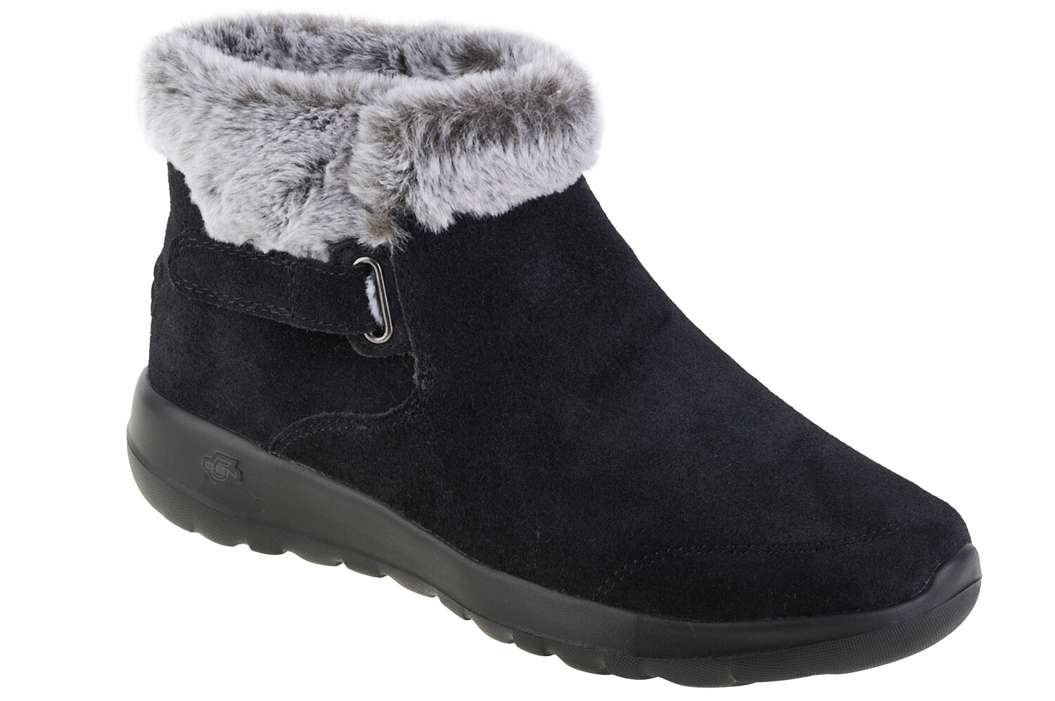 Ботинки женские Skechers On The Go Joy First Glance зимние с мехом, черный