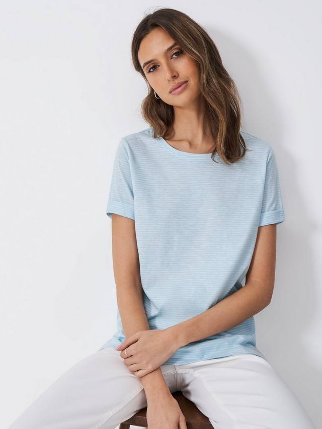 

Футболка perfect crew в полоску slub Crew Clothing, синий/белый