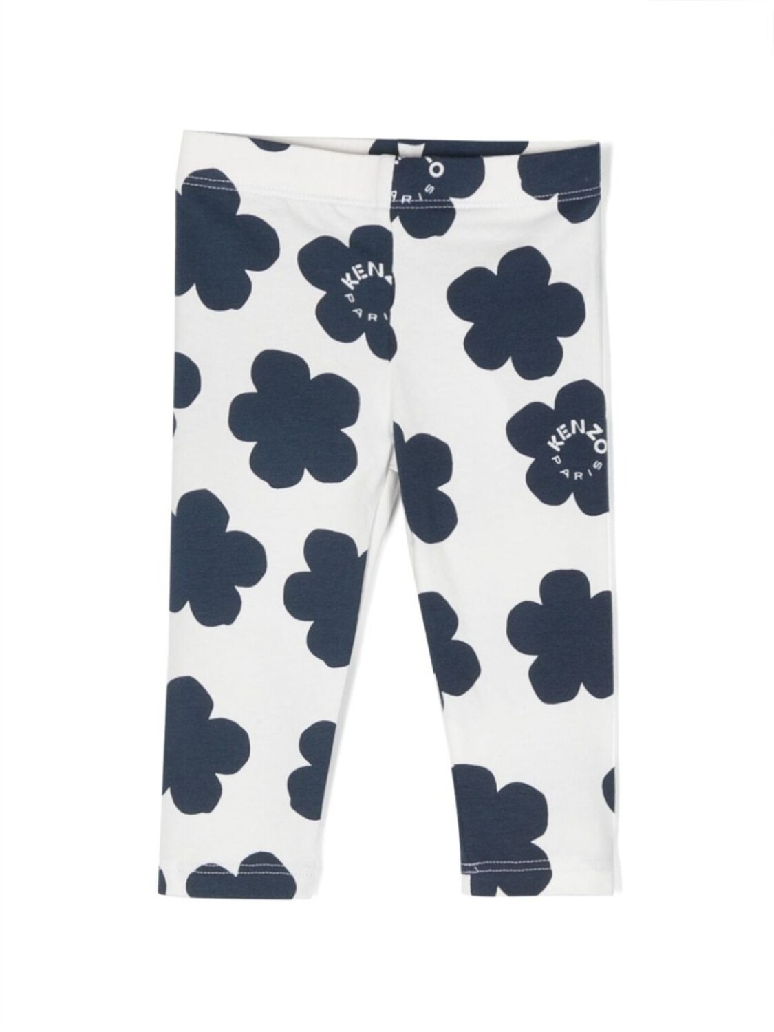 

Kenzo Kids легинсы с цветочным принтом, белый