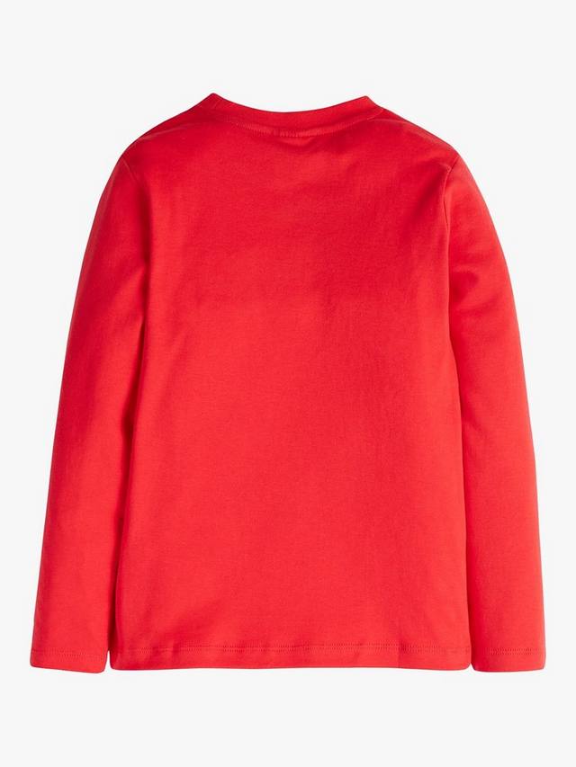 Детская футболка Dragon из органического хлопка Magic Number 8 Frugi, True Red/Multi — фото 2