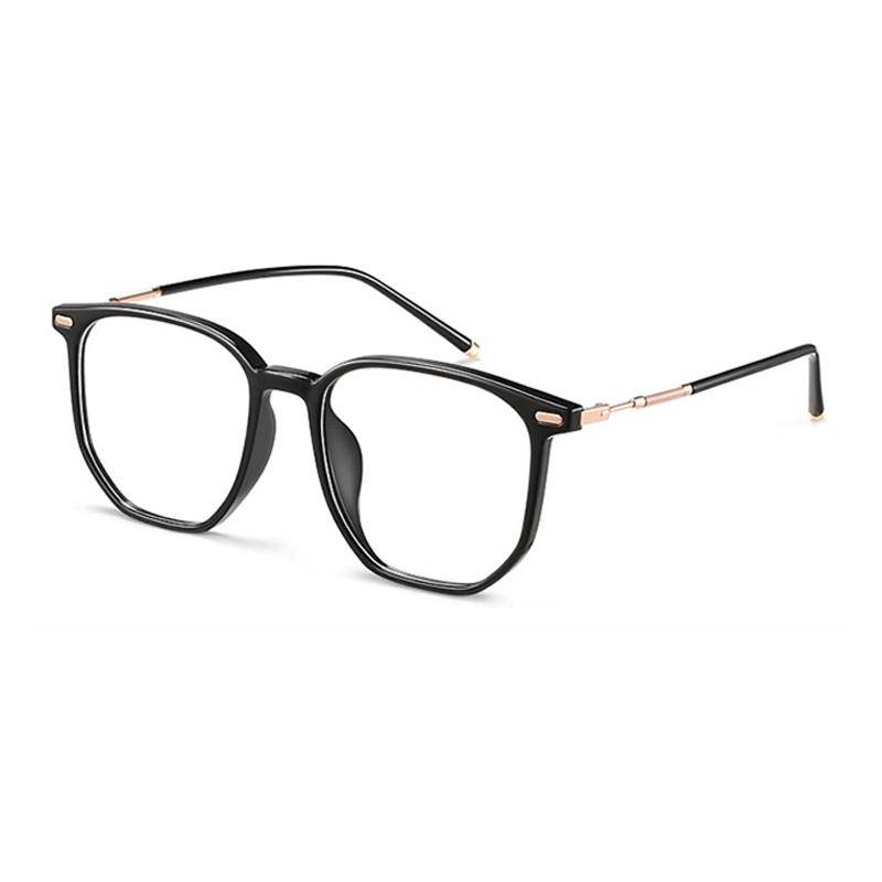 

Morakot Металлическая оправа для очков Cat Eye унисекс, Version A-Bright Black