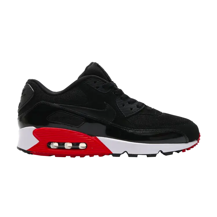 

Кроссовки Nike Air Max 90 Essential 'Black Gym Red', черный