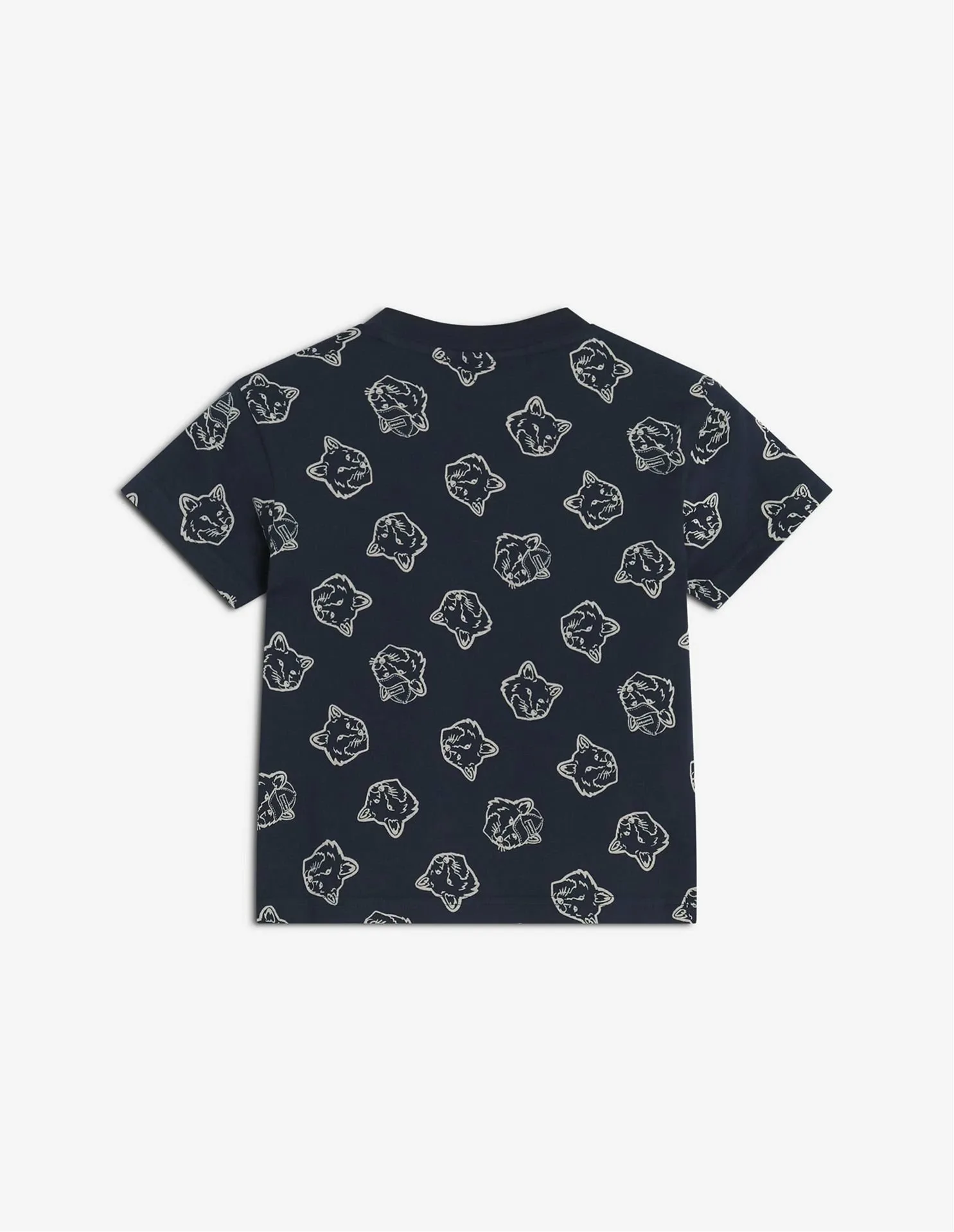 Детская футболка MK x HUNTER FOX HEADS Maison Kitsune, NIGHT SKY/WHITE — фото 2
