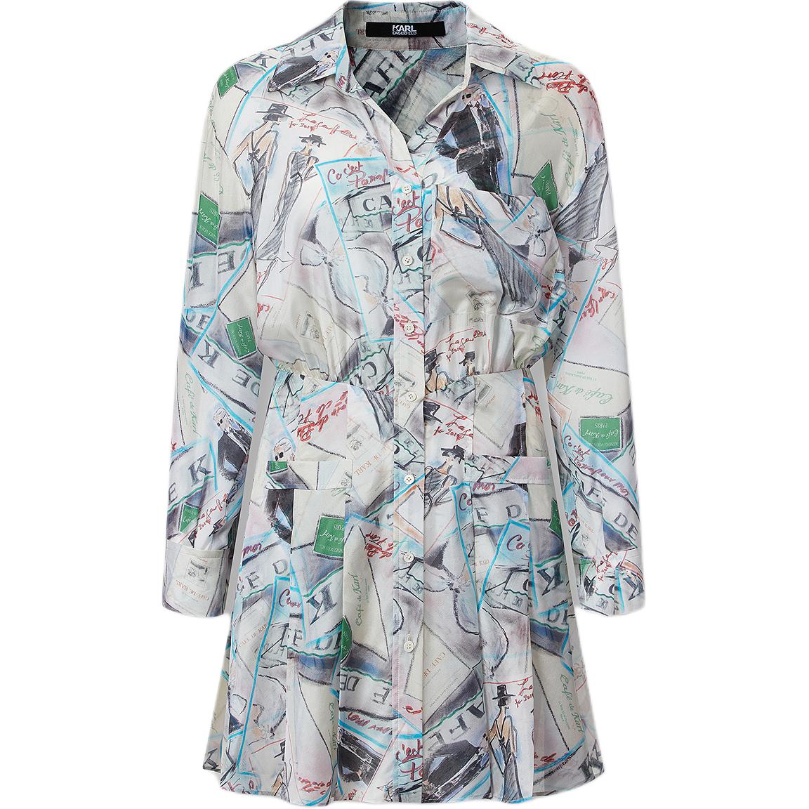 

Karl Lagerfeld SS25 платье с длинными рукавами женское смешанный цвет KARL LAGERFELD / Karl Lagerfeld Jeans, Mixed Color