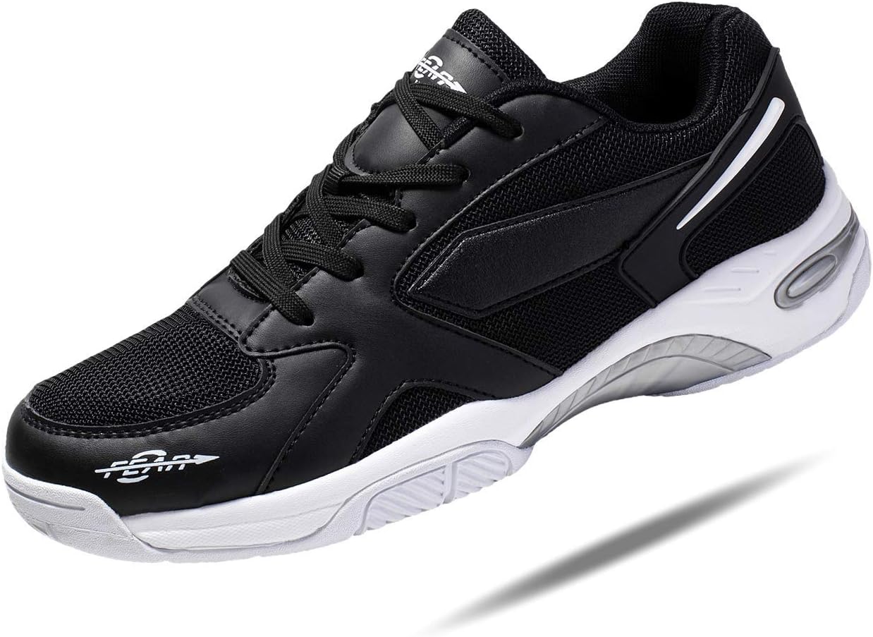 

Fear0 - Мужские прогулочные кроссовки с высокой поддержкой свода стопы, ортопедические кроссовки с 4 поддерживающими стельками, амортизирующие спортивные кроссовки для мужчин, удобная рабочая обувь - (черный, белый)