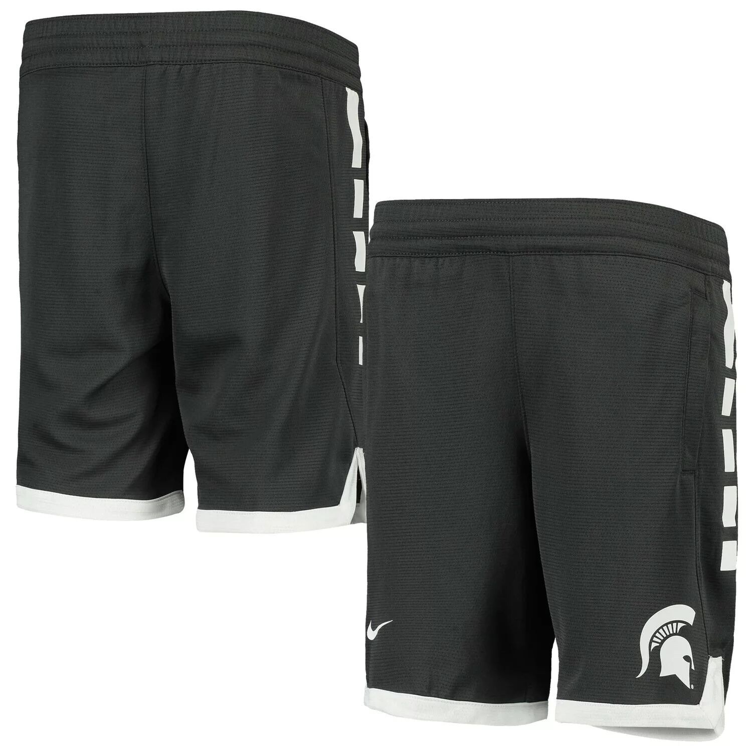 

Молодежные шорты Nike Anthracite Michigan State Spartans Elite Performance Nike