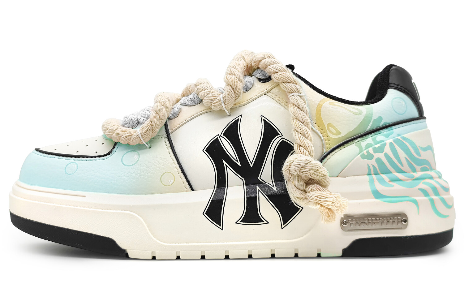 

Кроссовки для скейтбординга Chunky Liner унисекс с низким верхом белого/черного/синего цвета Mlb, Черный, Кроссовки для скейтбординга Chunky Liner унисекс с низким верхом белого/черного/синего цвета Mlb