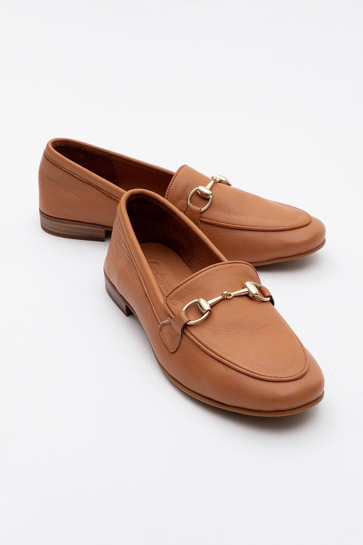 Рори Лоферы с кожаной отделкой Forever & Always Shoes, оранжевый