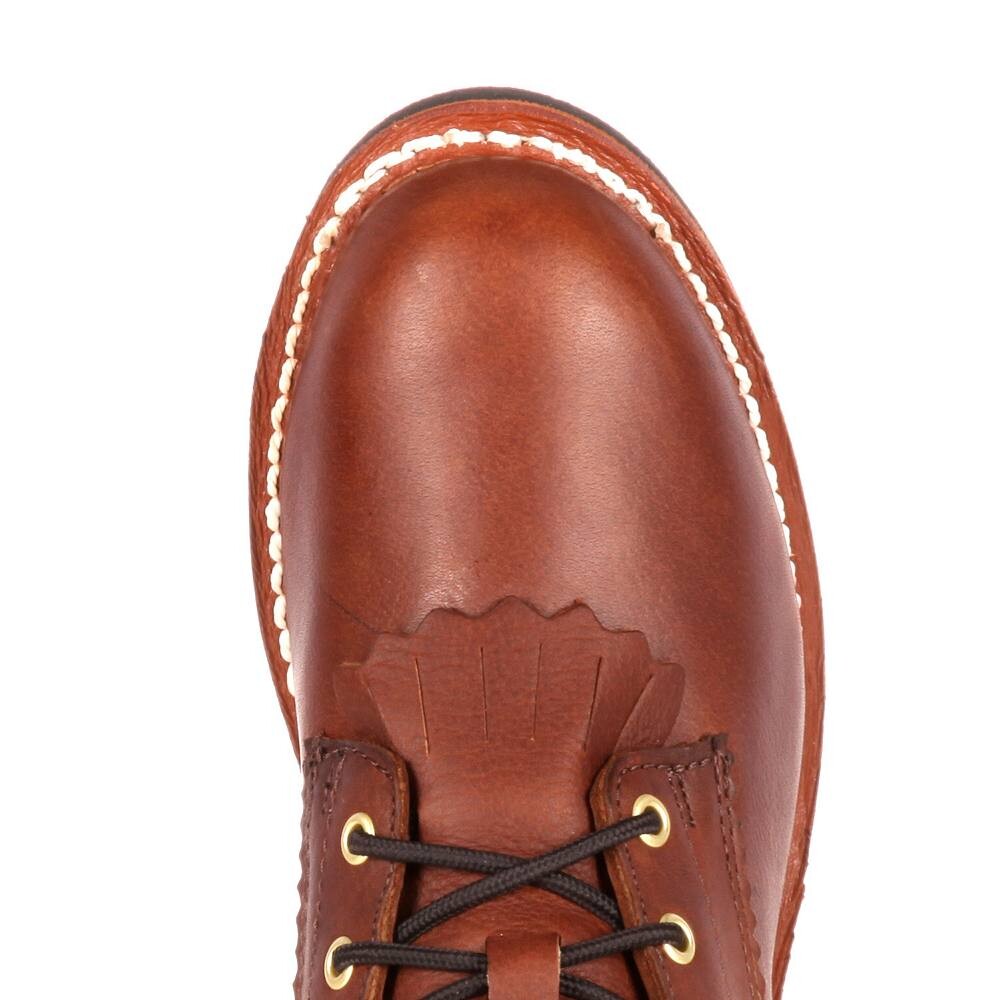 Мужские рабочие ботинки Georgia Boots Farm & Ranch Lacer 8, цвет Barracuda Walnut — фото 4