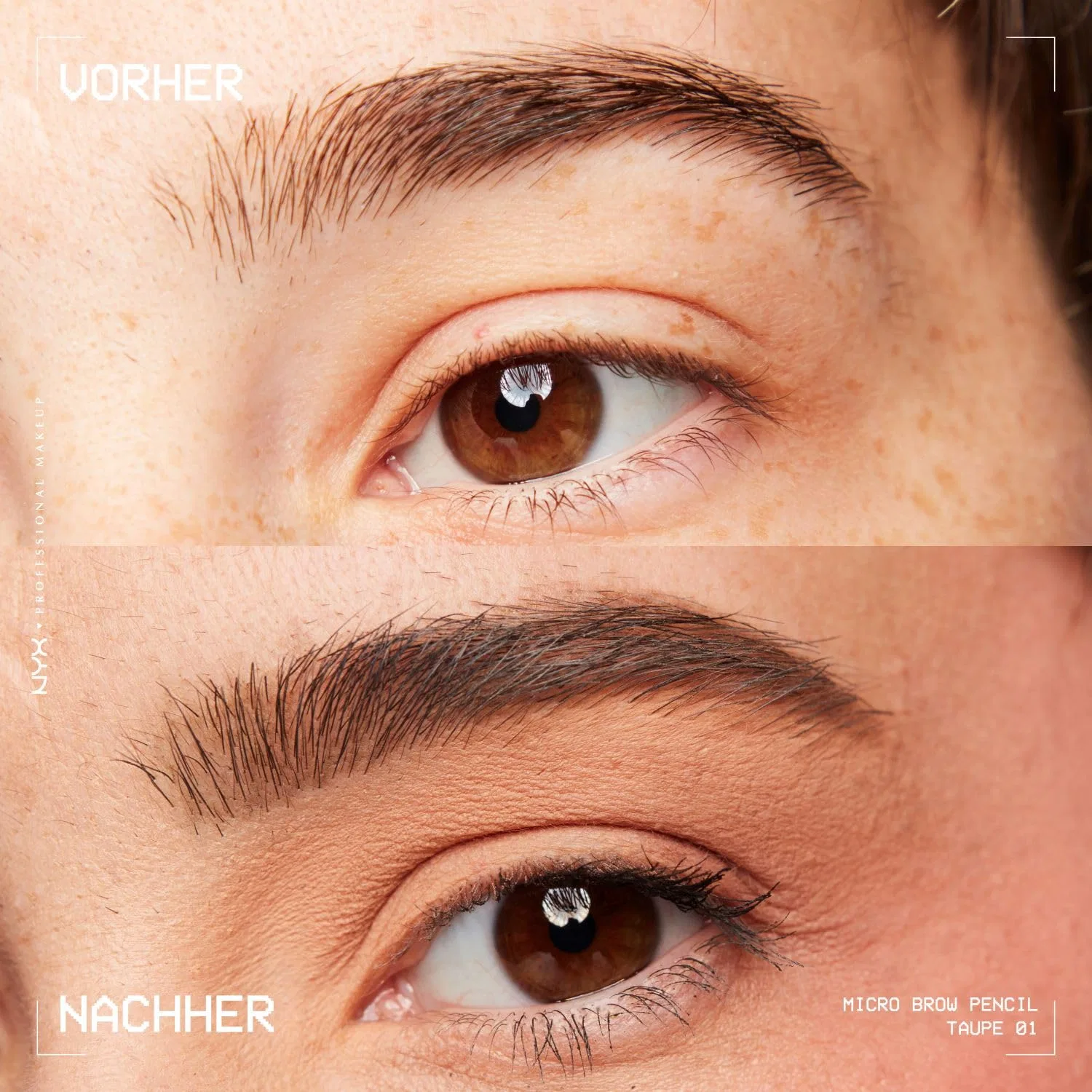 Набор карандашей для бровей Micro Brow Pencil с щеточкой от NYX Professional Makeup, оттенок Taupe, 2 шт. Nyx Professional Makeup — фото 2