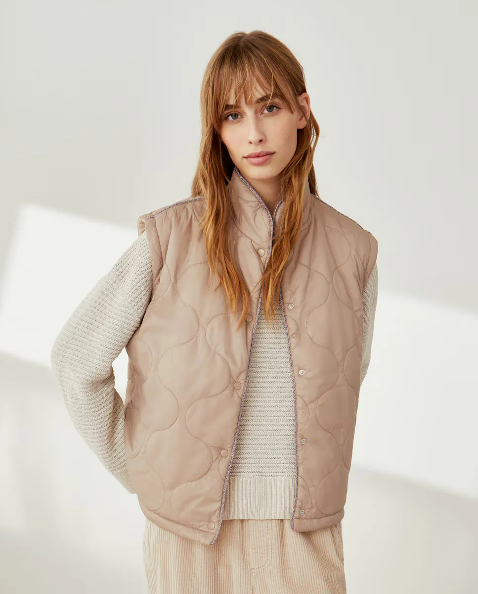 

Женский утепленный стеганый жилет Southern Cotton, цвет Crudo