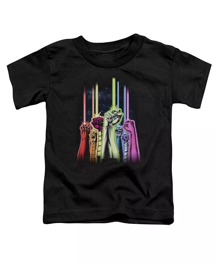 

Футболка с короткими рукавами Rainbow Corps для малышей Baby-Girls Green Lantern, черный
