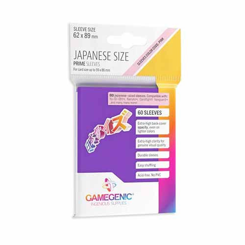 

Аксессуары Gamegenic Prime Sleeves: Japanese Sized - Purple (60)
