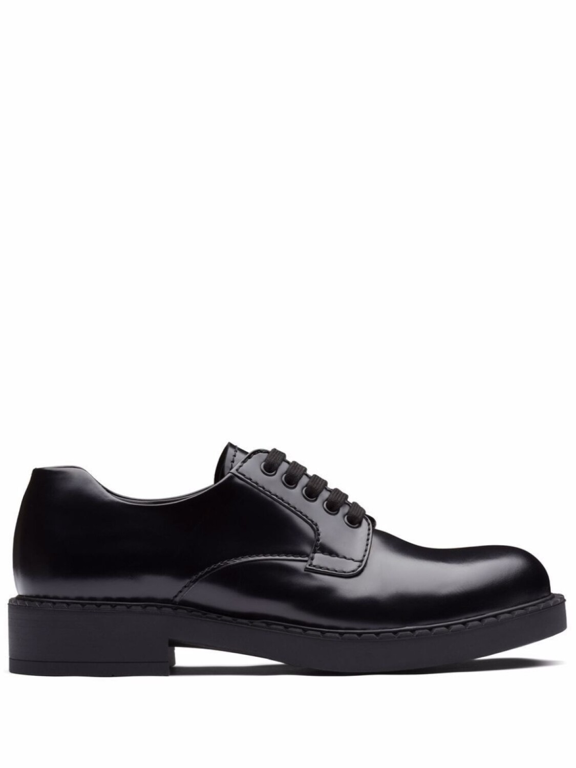 

Prada туфли дерби, черный