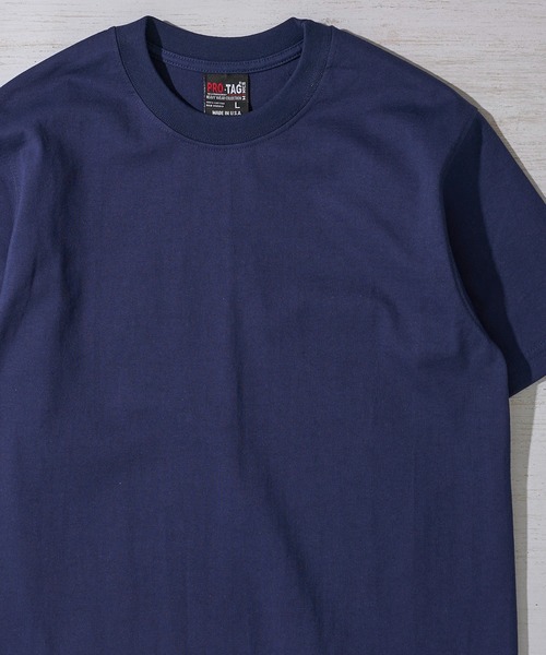 

PRO・TAG Футболка с коротким рукавом из плотной ткани, темно-синий