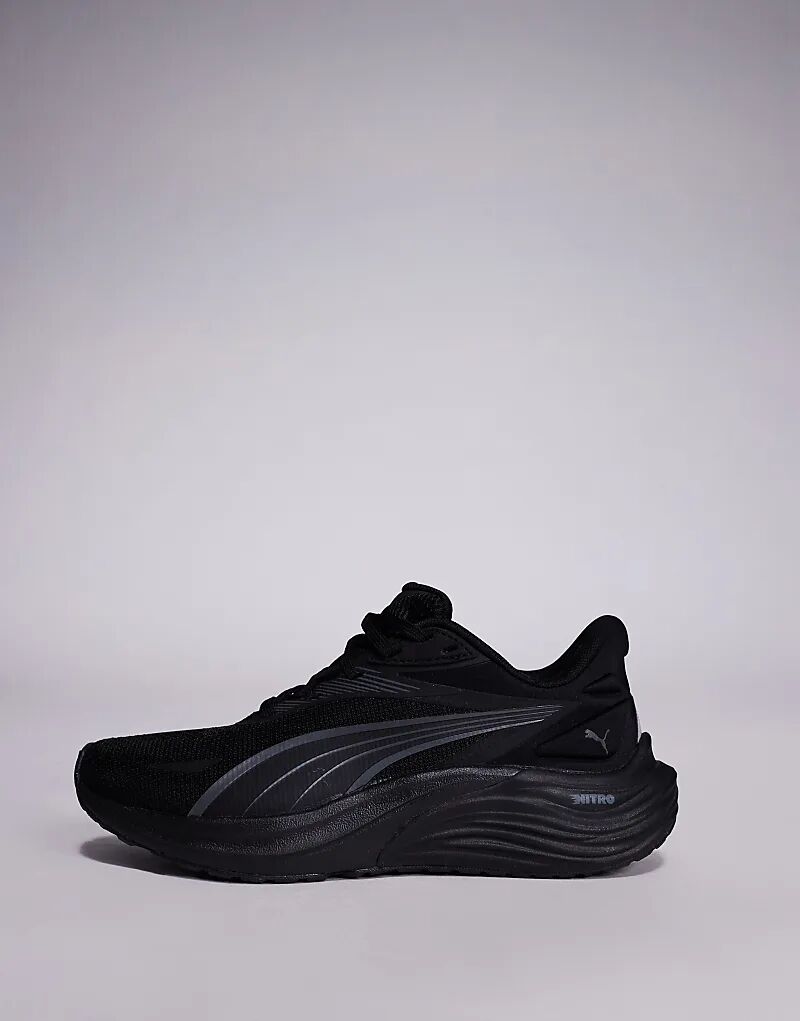 Кроссовки Puma Electrify Nitro 4 в тройном черном цвете — фото 2