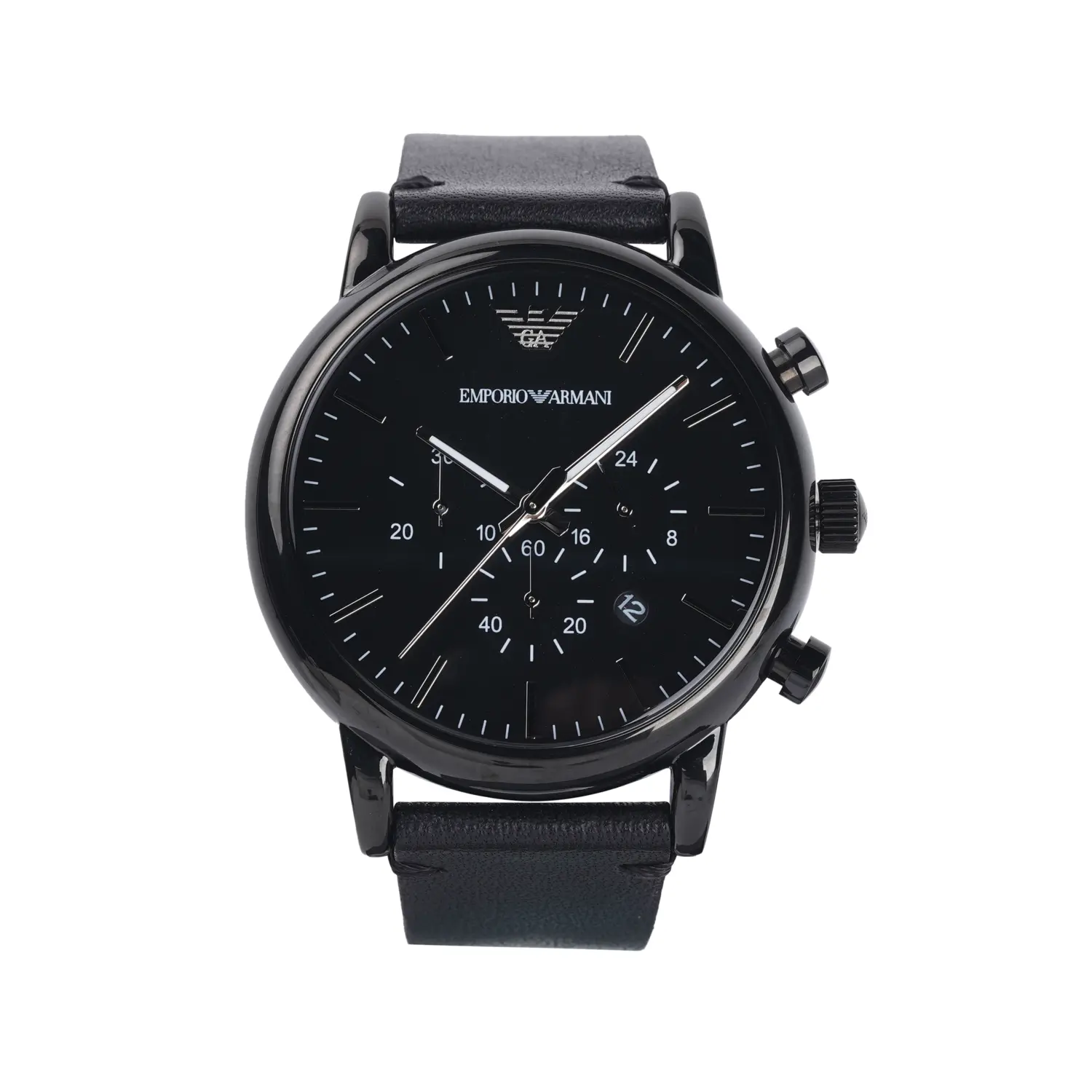 

EMPORIO ARMANI Часы Darth Vader Collection Wrist Watch Quartz Movement Genuine Leather Strap Black Dial Men's Watch, Black Dial