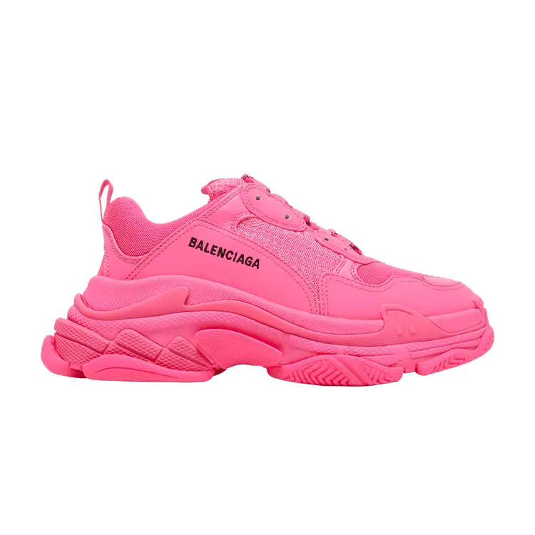 Кроссовки Balenciaga Balenciaga Wmns Triple S Sneaker 'Fluo Pink', розовый