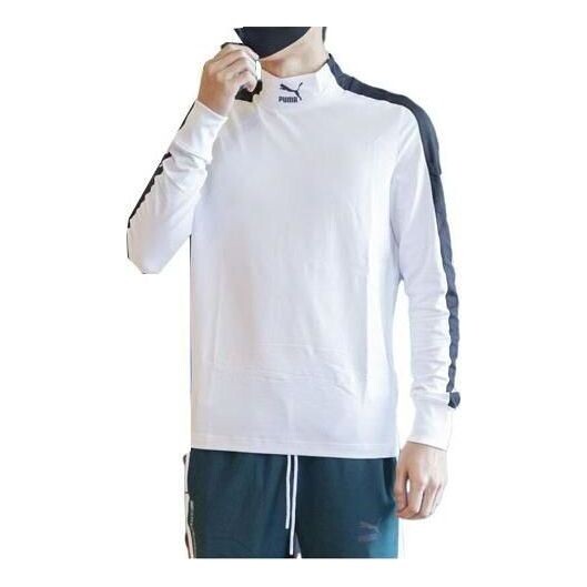 

Футболка mock neck sportfits 'white' Puma, белый