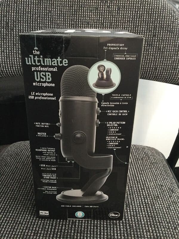 

Микрофон Blue Yeti Multipattern USB Microphone