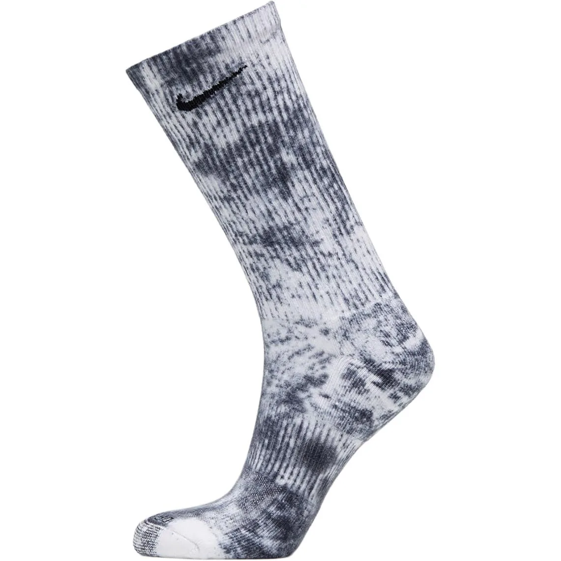 Everyday Plus Cushioned Tie-Dye Crew Socks 2 пары Nike, 2 pack (светло-серый+темно-серый) — фото 4