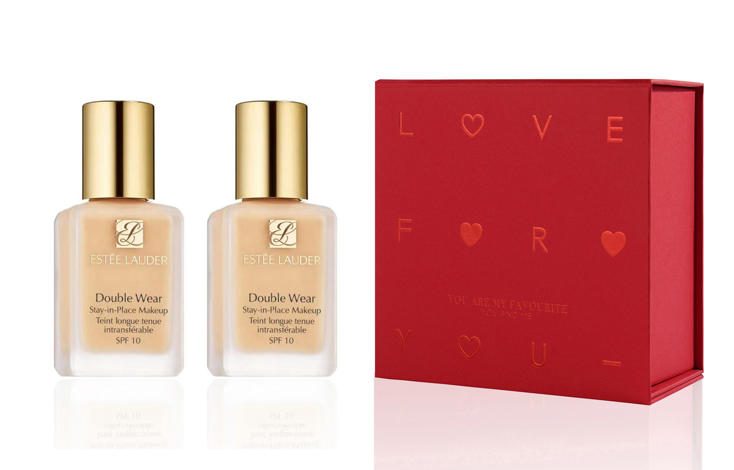 

Yashilandai долговечный консилер контроль жирности Heartfelt Box жидкий тональный крем долговечный без перехода прозрачный 30мл*2 ESTEE LAUDER