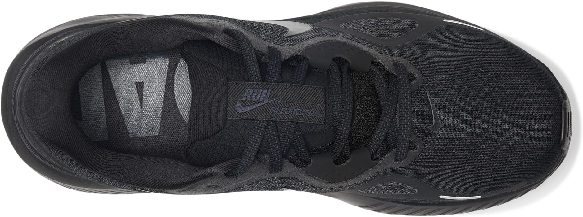 Кроссовки Nike Women's Structure 26, Black/Black/Iron Grey — фото 2