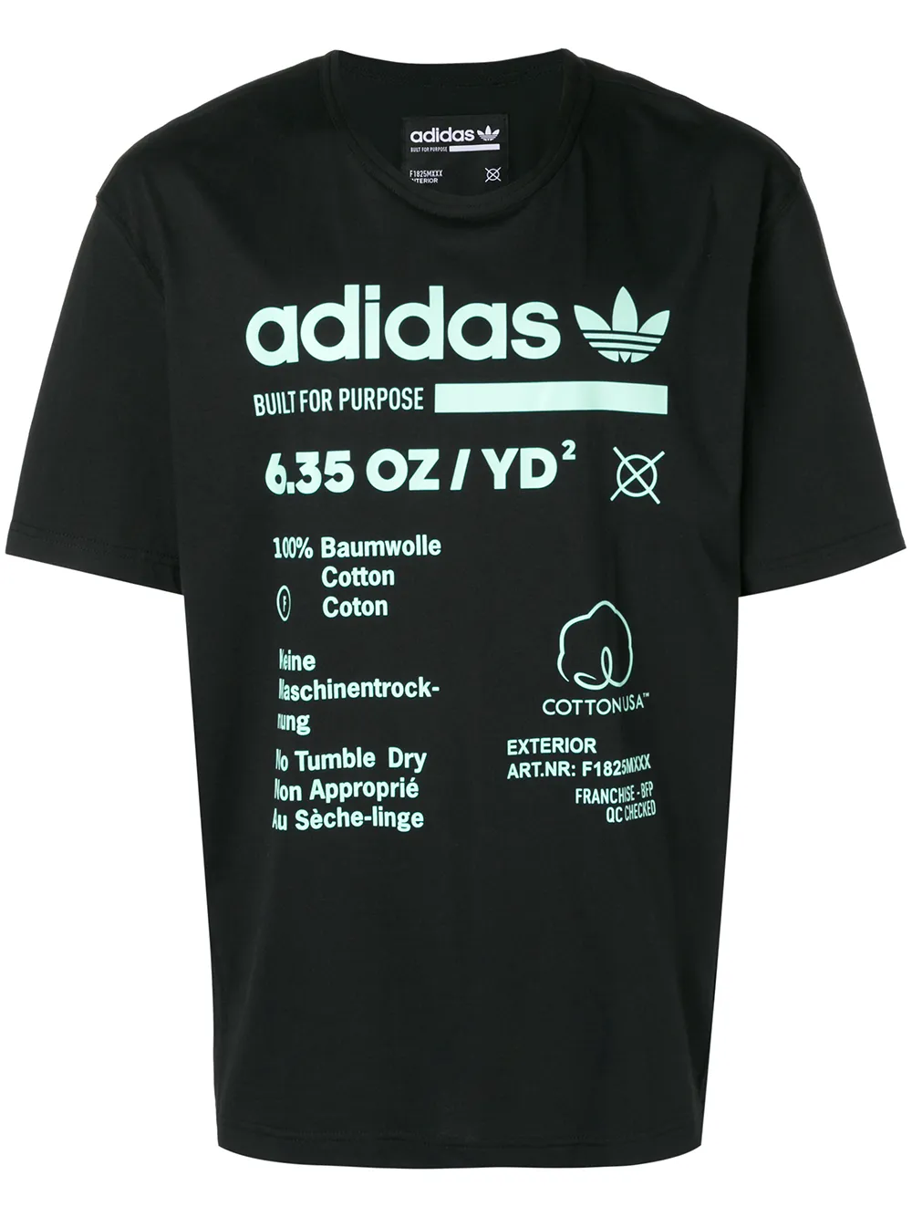 

Футболка с короткими рукавами 'Kaval' adidas, черный