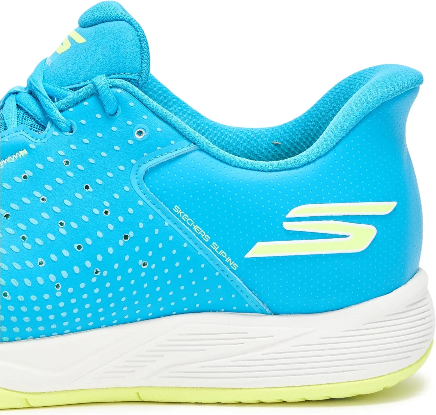 Кроссовки для пиклбола Skechers Men's Viper Court Reload Hands Free Slip-ins, синий/лайм — фото 4