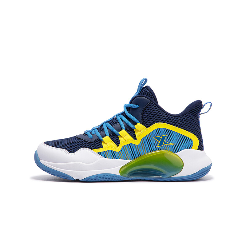 

Детские баскетбольные кроссовки GS Low-top Deep Blue/Mango Yellow Xtep, желтый