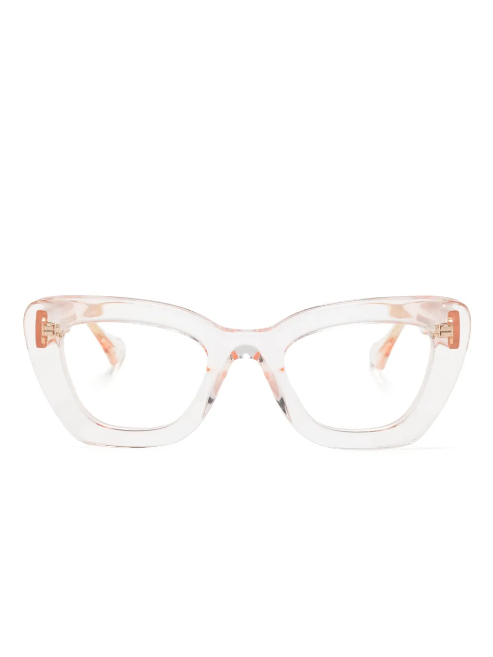 

Очки в оправе 'кошачий глаз' Gucci Eyewear, розовый