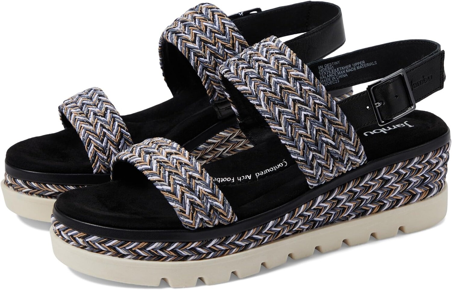 

Туфли JBU Destiny, цвет Black Multi