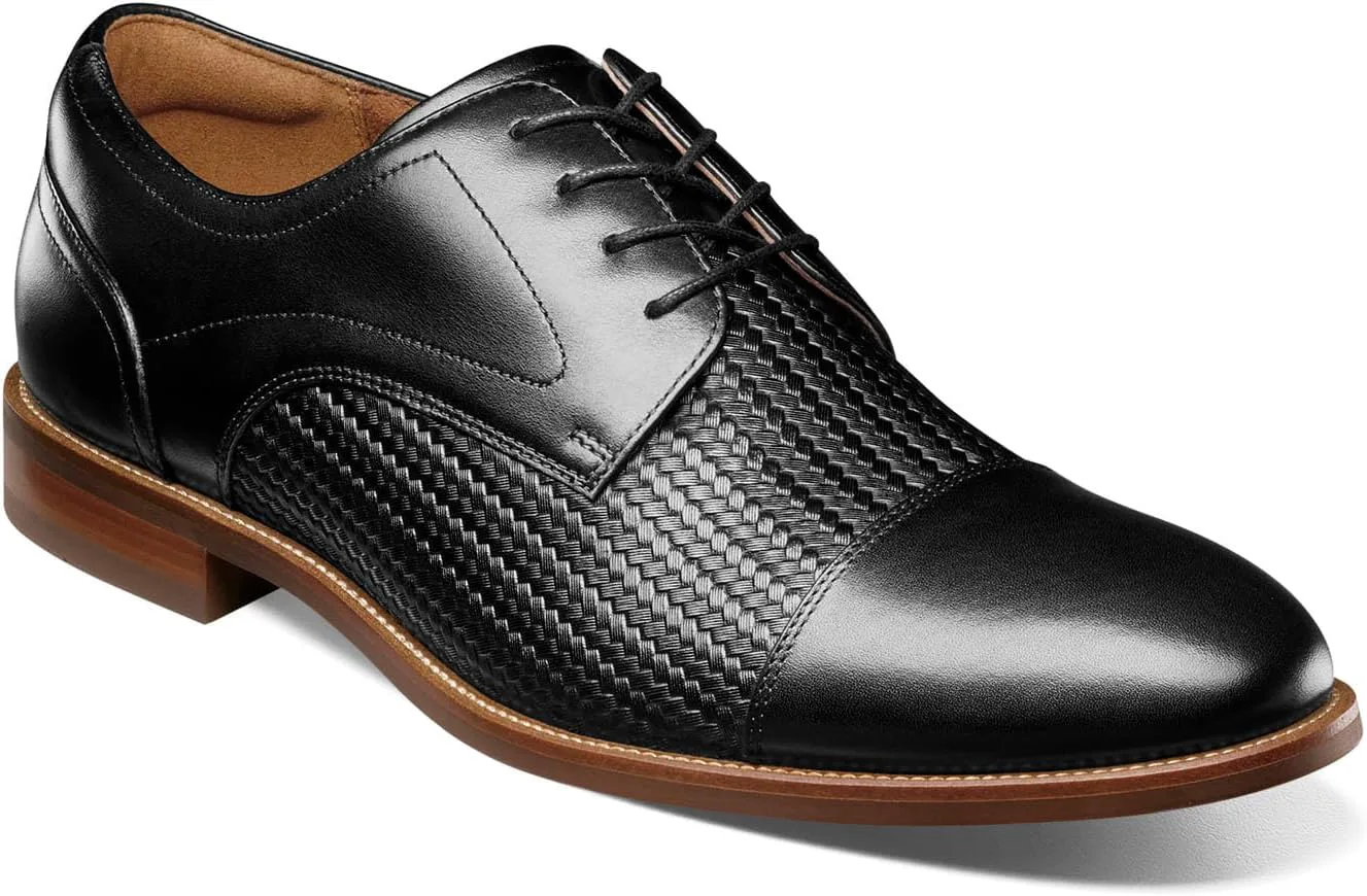 Мужские оксфорды Florsheim, Rucci Weave с зауженным носком, черный — фото 4