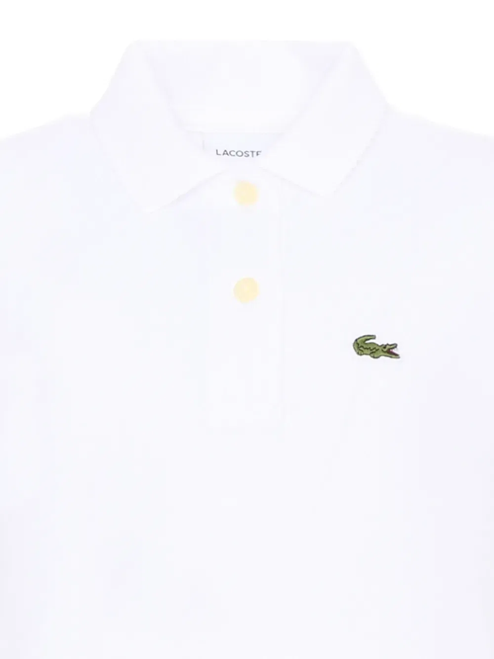 Поло с короткими рукавами Lacoste Kids, белый — фото 3
