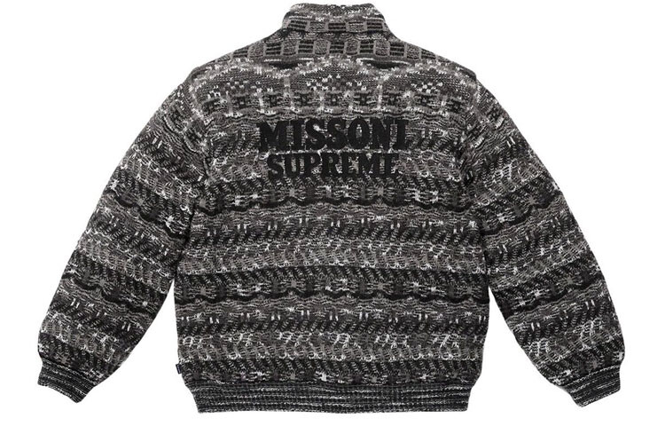 

Missoni X FW21 Стеганая куртка унисекс Supreme, оливково-зеленый