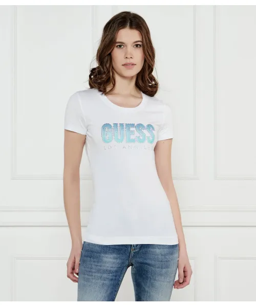 

Футболка Slim fit Guess Jeans, белый