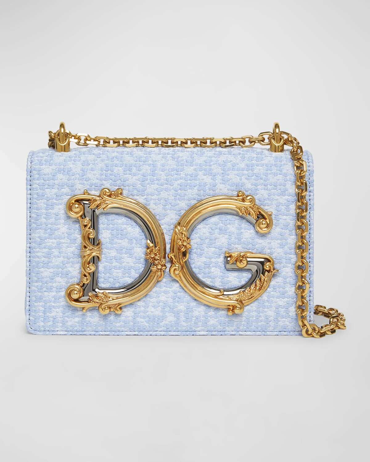 

Сумка через плечо DG Girls с клапаном из букле Dolce&Gabbana, цвет Carta Zucchero