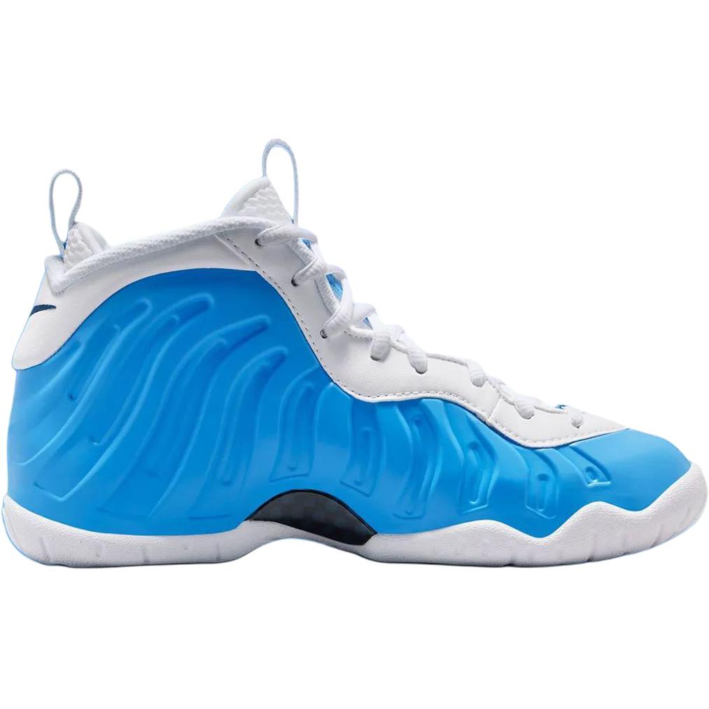 Nike Little Posite Pro Mid top Детские баскетбольные кроссовки Blue Kids' — фото 3
