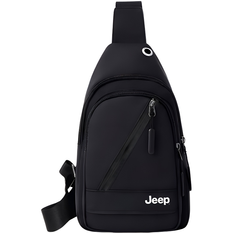 

Jeep Полиэстеровый слинг-мешок на одно плечо для мужчин, черный